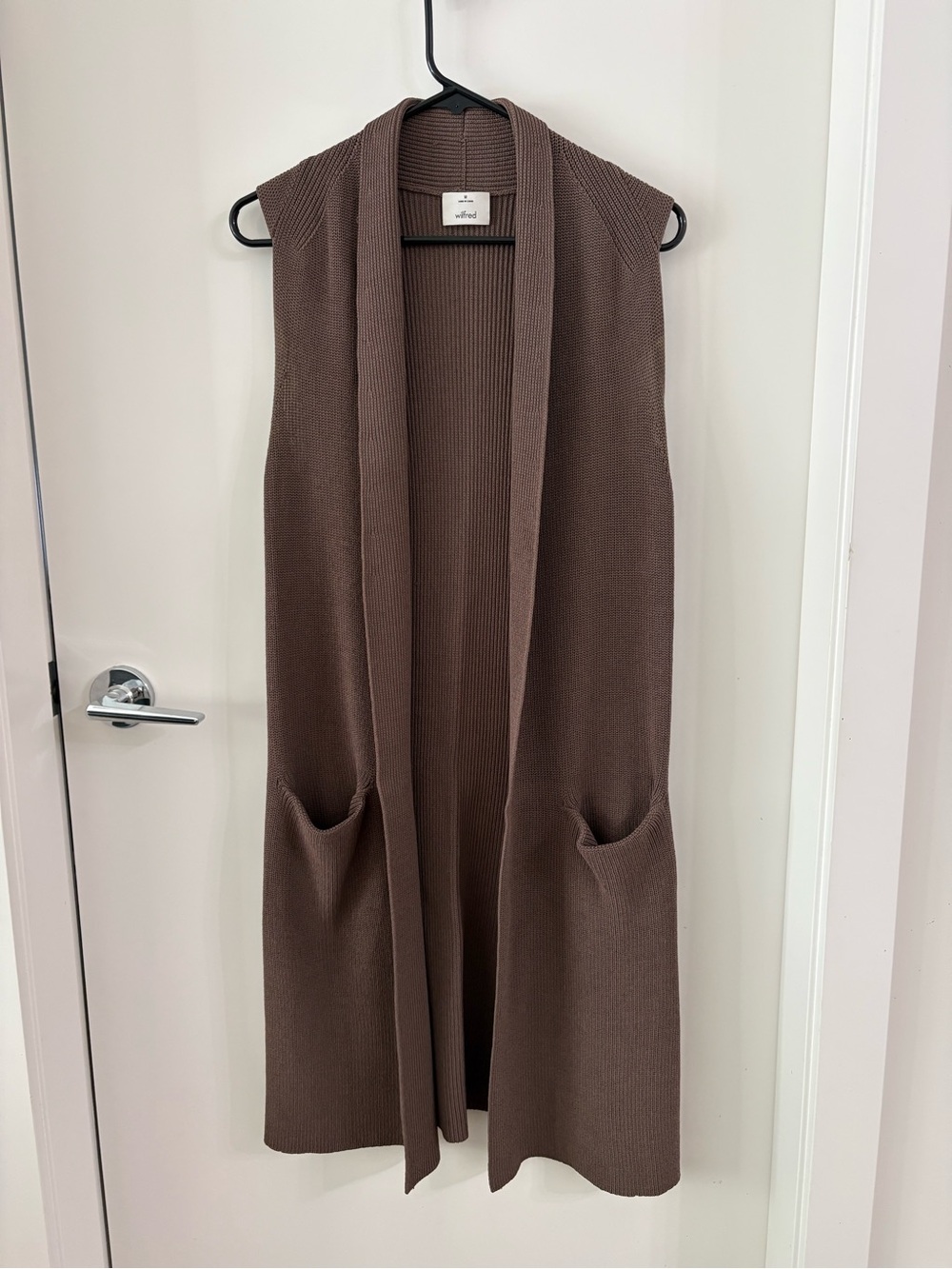 EUC Wilfred Dunkirk Sleevless Open Cardigan Vest